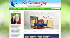 Desktop Screenshot of nogreaterjoy.org